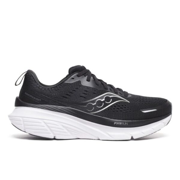 Saucony Guide 18 Wide Løbesko til Pronation Dame Sort 37½ - Optimal støtte og komfort til løb