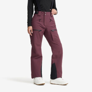 Atlas 3L Ski Pants Dame Mauve Wine, Størrelse:M - Dame > Bukser > Skibukser