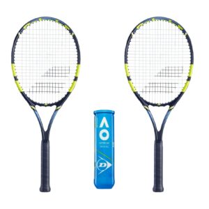 Babolat Tennis Pakketilbud (Babolat Voltage Strung + Dunlop Australian Open) - OLD