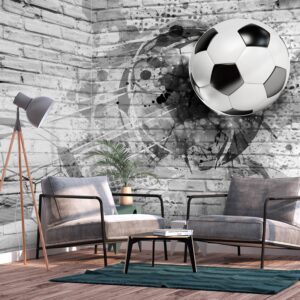 Fototapet - Dynamic Football - 450 x 315 cm - Premium
