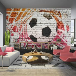 Fototapet - Street football - 450 x 315 cm - Premium