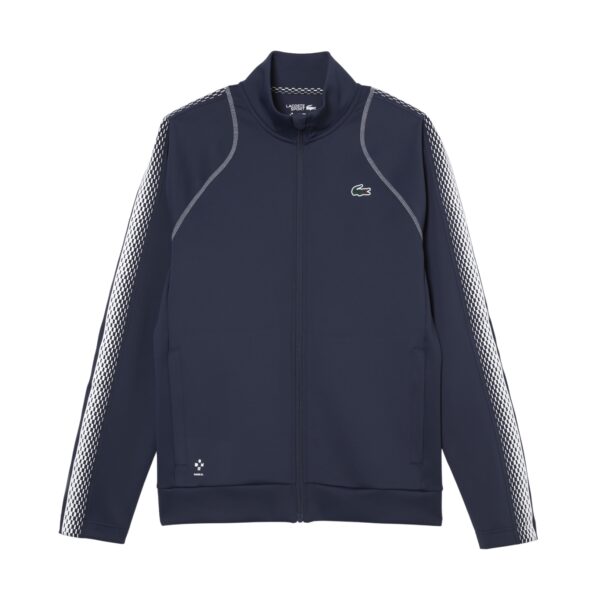 Lacoste Tennis x Daniil Medvedev Zipped Sweatshirt Night Blue - OLD