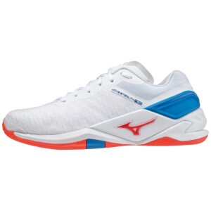 Mizuno Wave Stealth Neo White/IRed/French Blue - OLD