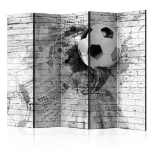 Skærmvæg - Dynamic Football II - 225 x 172 cm - Dobbeltsidet