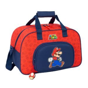 Super Mario sportstaske Trick - rød/mørkeblå 40 × 24 × 23 cm