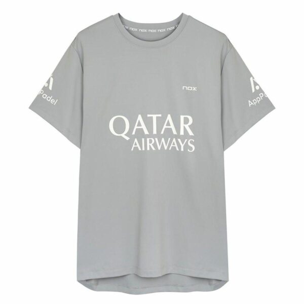 Tennis T-shirt herre Nox Sport AT10 - lysegrå (S)