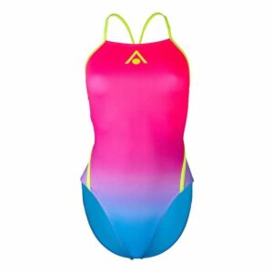 Aqua Sphere Essential Diamond badedragt - pink/lysegrøn, str. 36