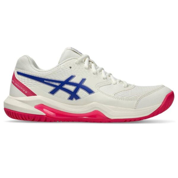 Asics Gel-Dedicate 8 damesko til tennis - Hvid, str. 37,5