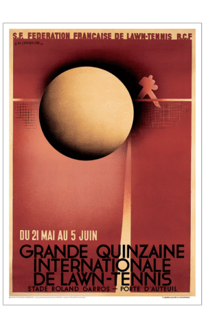 Cassandre, 1932 - Lawn Tennis 70 x 100 cm.