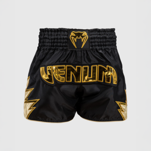 Inferno Muay Thai Shorts Sort Guld