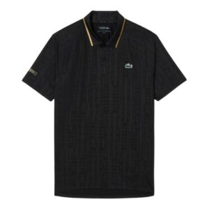 Lacoste Tennis x Novak Djokovic On Court Polo Shirt Black