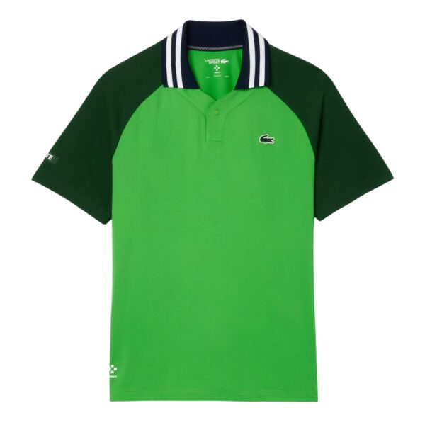 Lacoste x Daniil Medvedev Ultra-Dry Tennis Polo Shirt Green - OLD