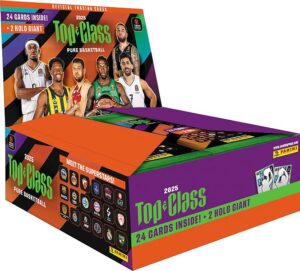 Panini Basketball Top Class: EuroLeague 2025 - Value Pack (Fat Pack) Booster Display - 1 Box med 10 Pakker