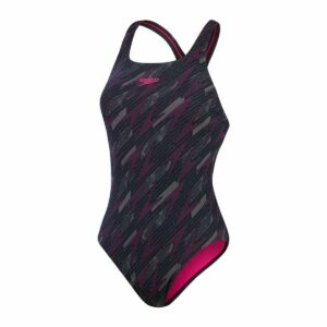 Speedo Hyperboom badedragt til kvinder - str. 32, sort/pink