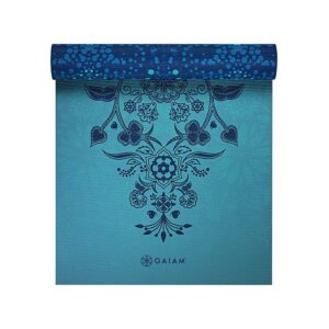 Yogamåtte 6 mm Blå