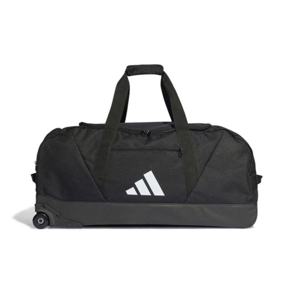 Adidas Tiro Trolley sportstaske - sort/hvid med hjul