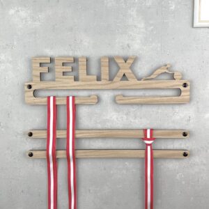 Medalje ophæng med crossfit og eget navn