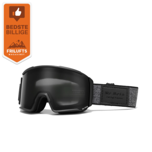 We Meta skibriller til voksne - Sort m/ sort linse