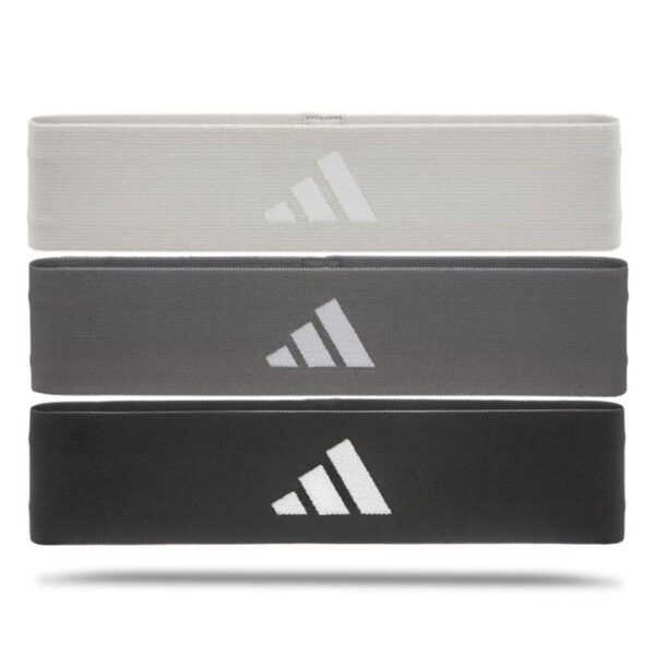 Adidas ADTB-10710-NL elastiske modstandsbånd - 3 stk., grå