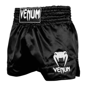 Klassiske Muay Thai Shorts Sort/Hvid