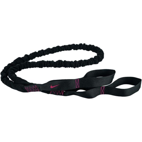 Nike elastik modstandsbånd - Medium, sort (Onesize)