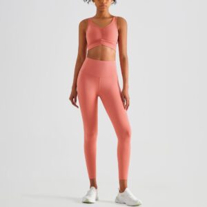 Nordic-wellness Elevate Yoga Set - Peach - XL / M