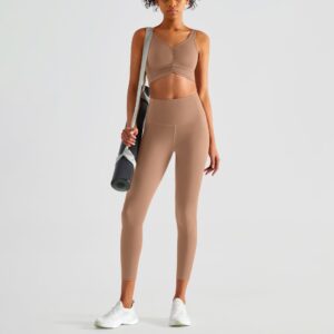 Nordic-wellness Elevate Yoga Set - Soft Brown - S / M