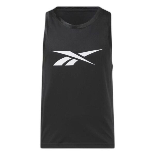 Reebok Basketball Mesh - basketballtrøje til mænd, sort (L)