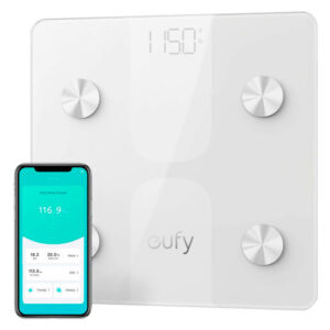 Eufy Smart Scale C1 WiFi Badevægt med12 måleværdier (150kg)