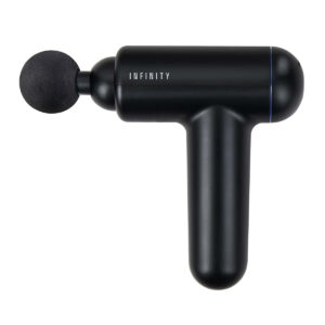 Melissa Genopladelig Massagepistol - 4 Hoveder, 6 Hastigheder - Sort