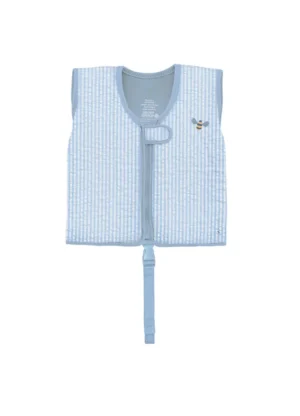 Svømmevest med strop - Seersucker - Honeybee - Blue - 1-3 ÅR