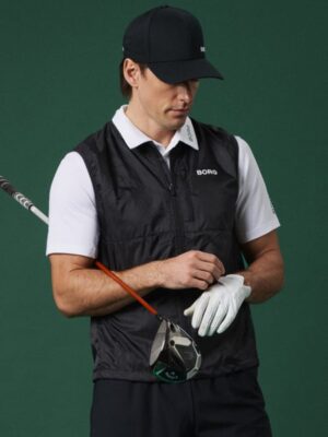 Björn Borg Borg Golf Vest Ripstop Sort, L