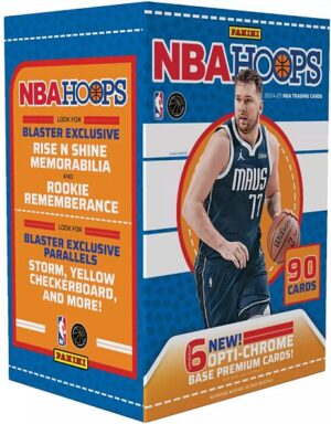 Panini NBA Hoops Basketball 2024-25 - Blaster Box (Booster Display) - 1 Box med 6 Pakker - Panini Basketballkort